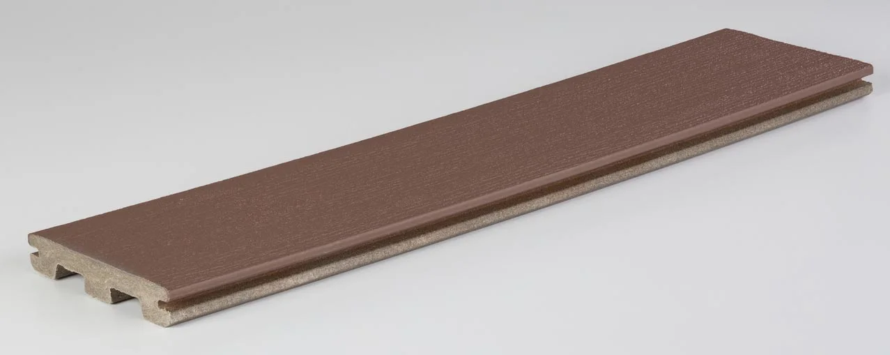 EDGE ravan profil, Dark Teak 4880 x 136 x 24 mm